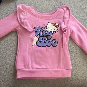 HEY BOO! HELLO KITTY HALLOWEEN SWEATSHIRT